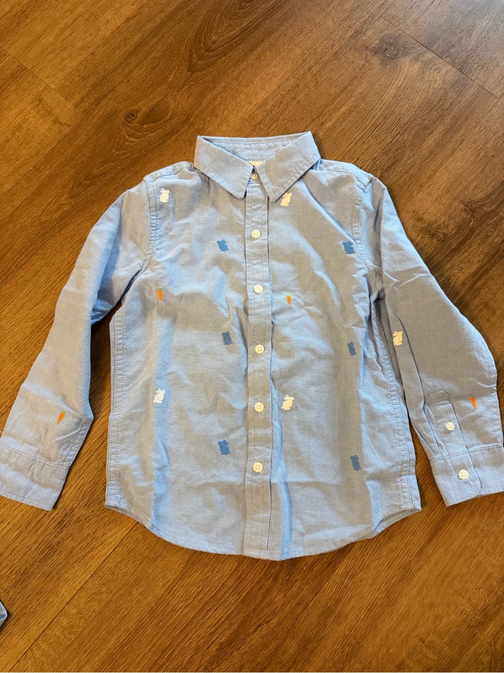 Janie & Jack embroidered oxford shirt